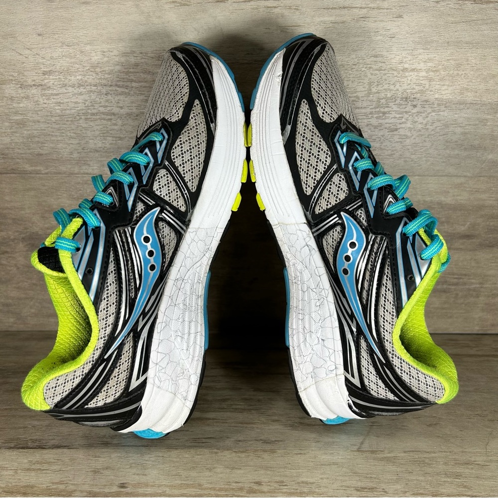 Saucony Guide 9 Everun Athletic Running Shoes Sneakers Gray Blue Women 7 - Picture 8 of 12
